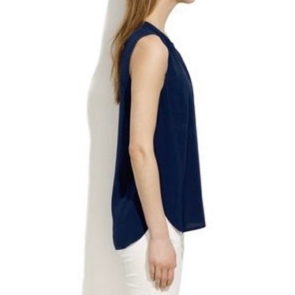 MADEWELL Navy Novella Tank Size Medium - Picture 2 of 9